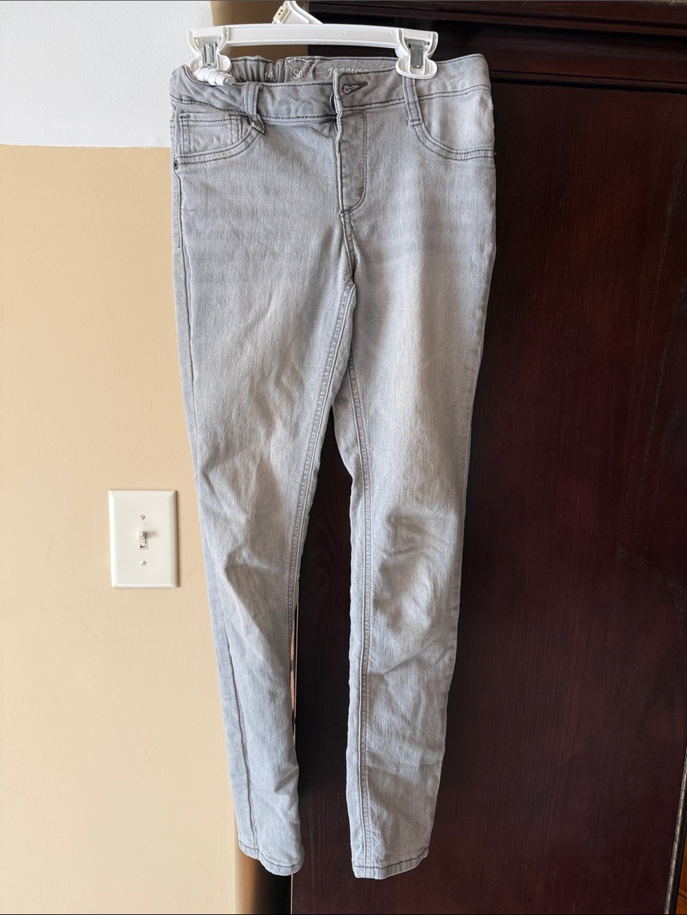 Gray girls jegging / Skinny Jeans - Unbranded
